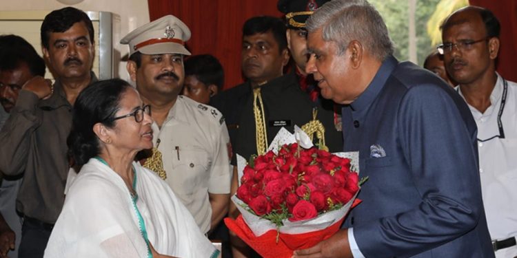 Jagdeep Dhankhar took charge as West Bengal Governor Tuesday