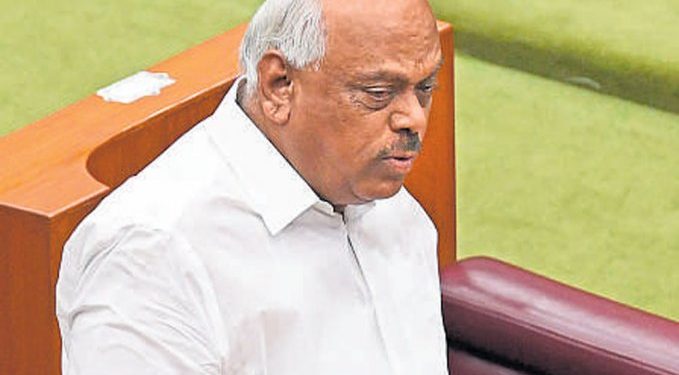 K.R. Ramesh Kumar, the Speaker of Karnataka Assembly