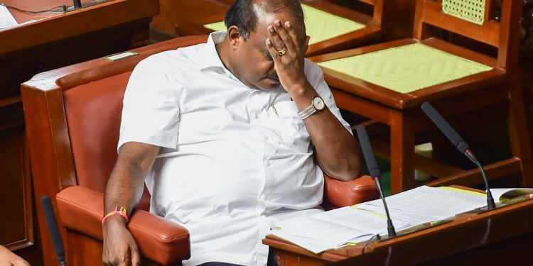 HD Kumaraswamy after the trust vote, Tuesday