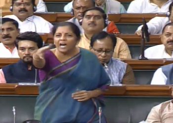 Nirmala Sitharaman speaks inside the Lok Sabha over Azam Khan's remark, Friday