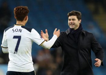 Pochettino's side, beaten by Liverpool in the final of the Champions League, arrived in China from Singapore, where Son was similarly feted.
