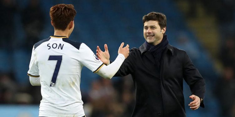 Pochettino's side, beaten by Liverpool in the final of the Champions League, arrived in China from Singapore, where Son was similarly feted.