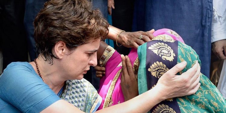 Congress General Secretary Priyanka Gandhi Vadra, during her visit to the area to meet the victims of the July 17 carnage, had promised them Rs 10 lakh compensation from the Congress Party.
