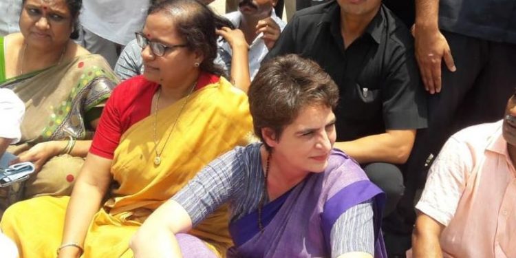 The Congress leader's alleged detention came after she met some of the injured from the Gond community at the Banaras Hindu University Trauma Centre in Varanasi.