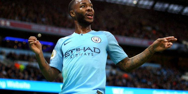 Raheem Sterling scored two goals for Manchester City