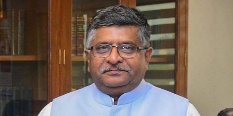 Union Minister of Electronics and Information Technology Ravi Shankar Prasad.