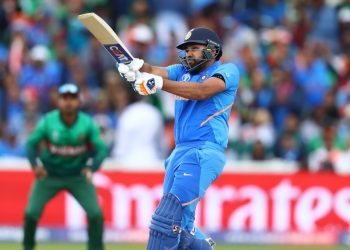 Rohit's 104 off 92 balls in the 28-run win over Bangladesh guided India to the World Cup semi-finals here Tuesday.