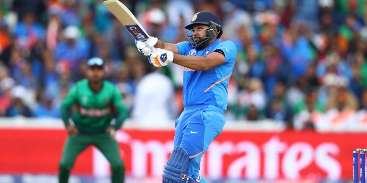 Rohit's 104 off 92 balls in the 28-run win over Bangladesh guided India to the World Cup semi-finals here Tuesday.