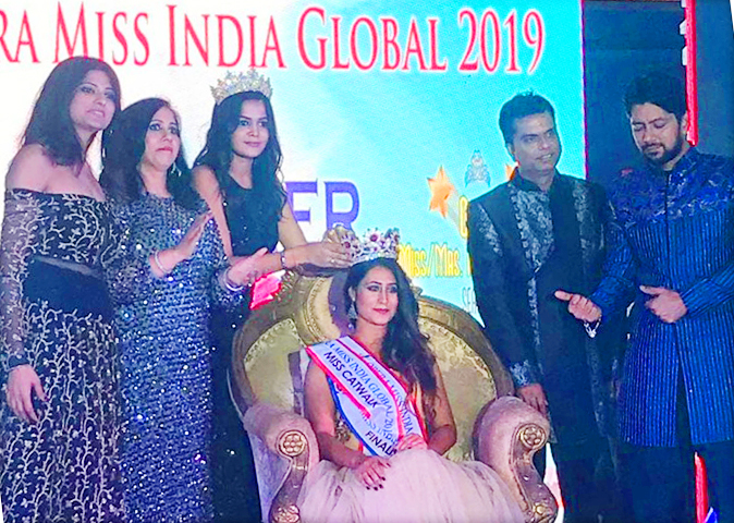 Shefali Udgata won the Opera Miss India Global-2019 crown