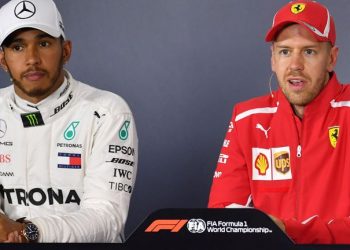 Lewis Hamilton and Sebastian Vettel