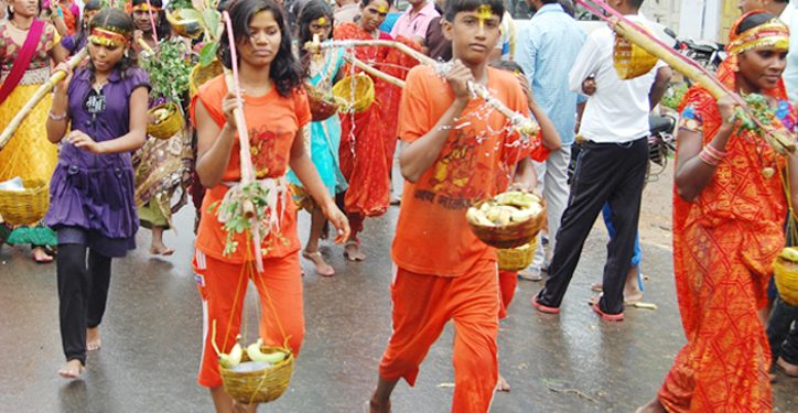 Women devotees Bol Bom Odisha