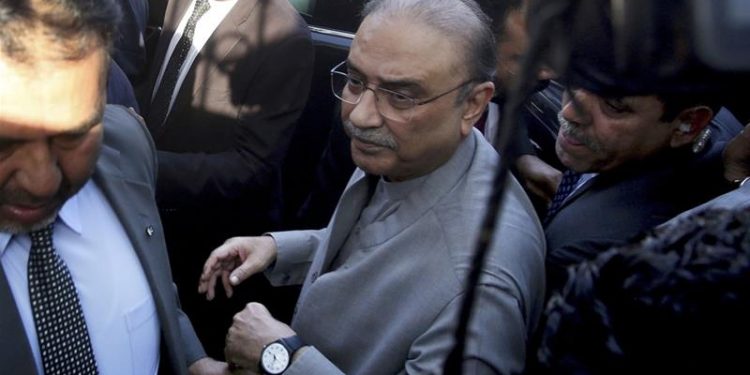 Asif Ali Zardari, the 11th President of Pakistan from 2008 to 2013, arrested for Park Lane case