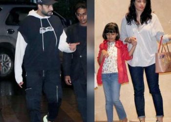 The couple was recently snapped in Mumbai on a night out with their daughter Aaradhya and the photos have gone viral.