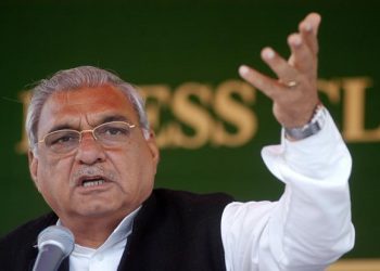 Former Haryana Chief Minister Bhupinder Singh Hooda