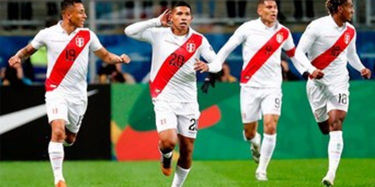 Goals from Edison Flores, Yoshimar Yotun and Paolo Guerrero handed Peru a deserved win which sends them into a final against Brazil at the Maracana Stadium, Sunday.