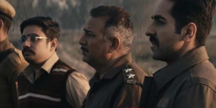 A still from the movie 'Article 15'.