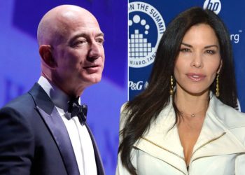Richest man Jeff Bezos meets with girlfriend's sons in NYC
