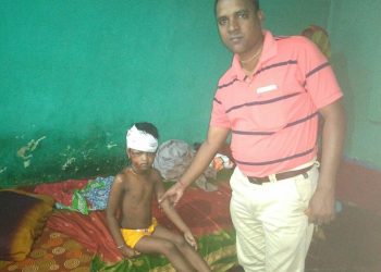 3 kids hurt as ceiling chunks fall on them