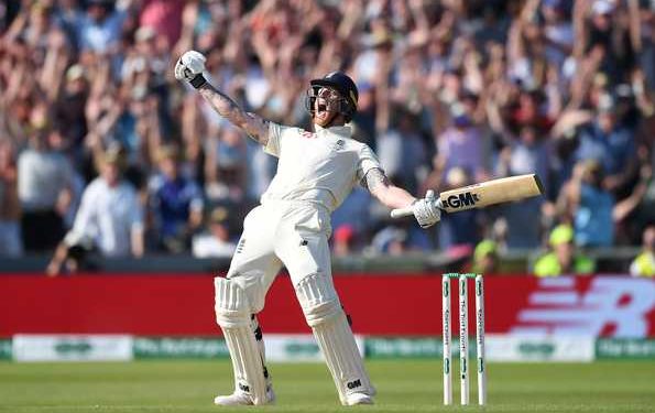 Ben Stokes celebrates after win at Headingley Sunday