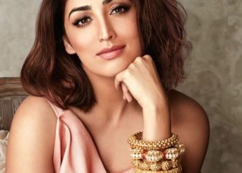 Uri actress Yami Gautam beats Monday blues with peach and gold