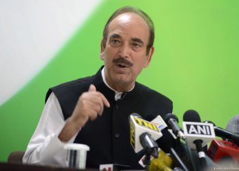 Ghulam Nabi Azad. File pic