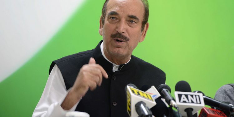 Ghulam Nabi Azad. File pic