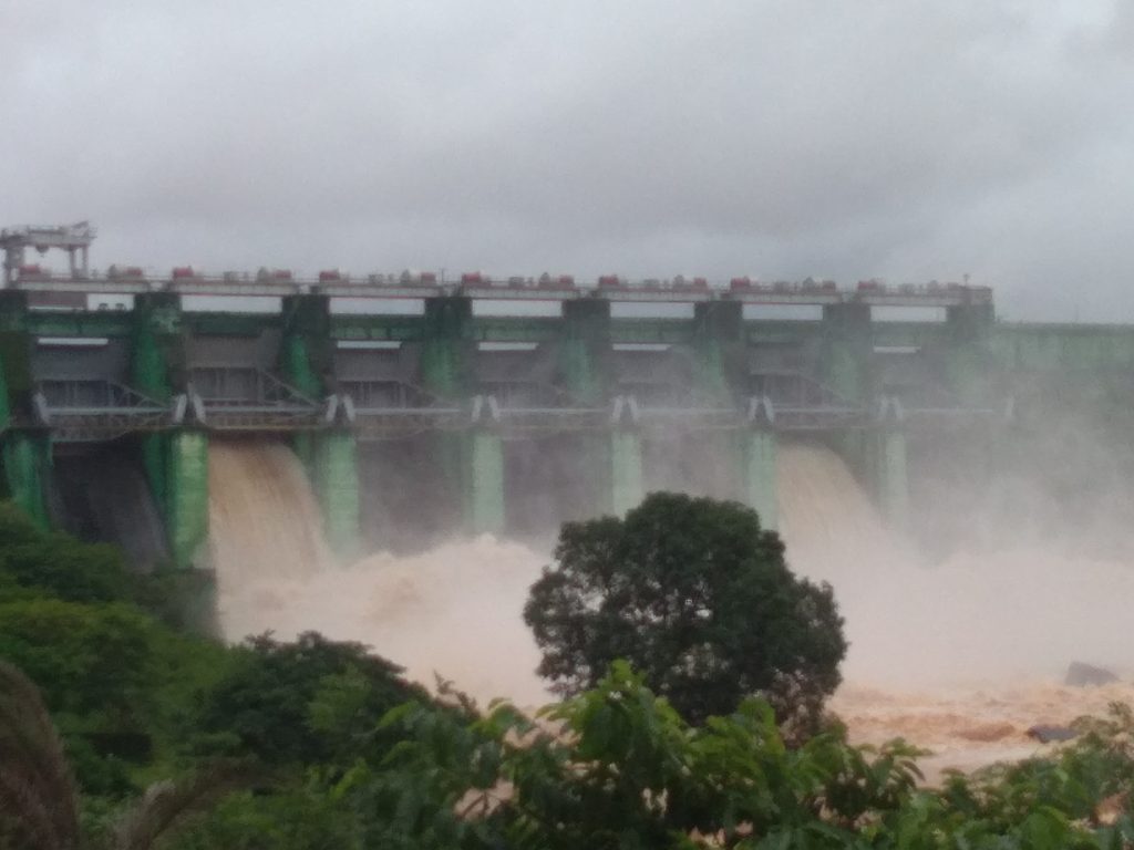 2 sluice gates of Indravati opened
