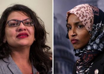 Ilhan Omar (L) and Rashida Tlaib