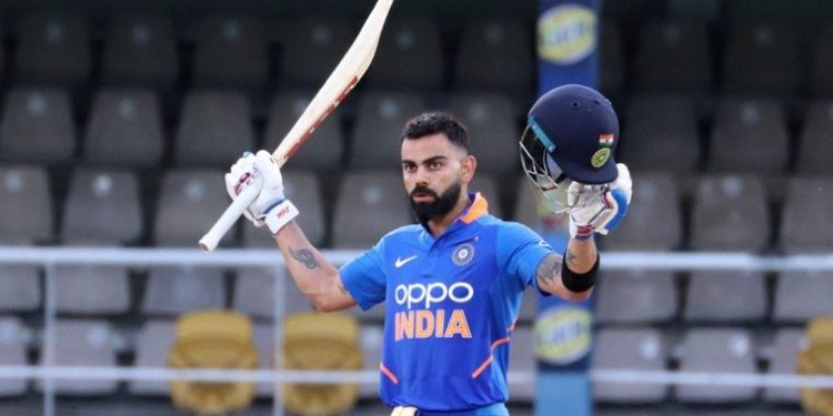 Wednesday, Kohli scored his second consecutive century to help India beat West Indies by six wickets in the third and final ODI of the three-match rubber.
