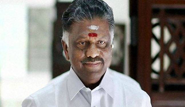 Tamil Nadu Deputy Chief Minister O. Panneerselvam