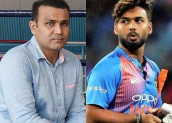 Virender Sehwag and Rishabh Pant