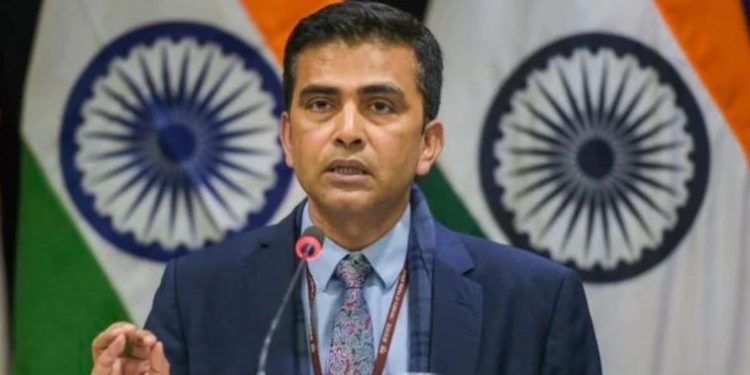 Ministry of External Affairs spokesperson Raveesh Kumar.