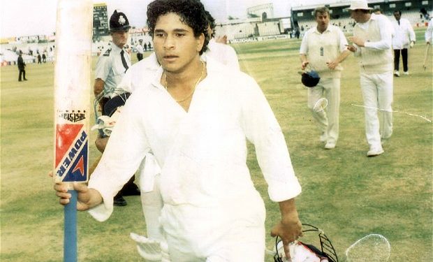 Tendulkar, who was just 17 at that time, played a brilliant knock of 119 against England at the Old Trafford in Manchester and saved the match for India.