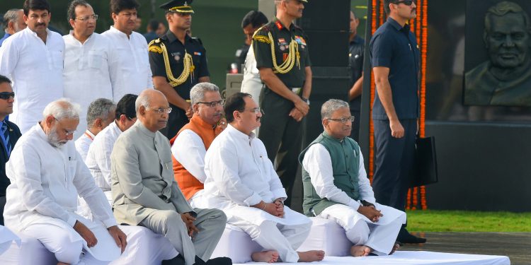 Prime Minister Narendra Modi and President Ram Nath Kovind were among others who paid tributes to Atal Bihari Vajpayee