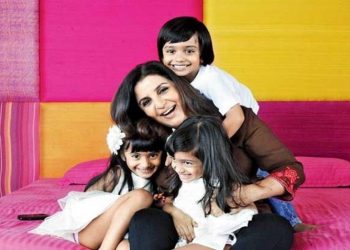 Farah Khan with children