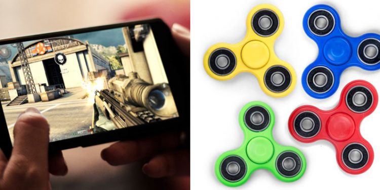 Smartphone gaming better stress reliever than fidget-spinner
