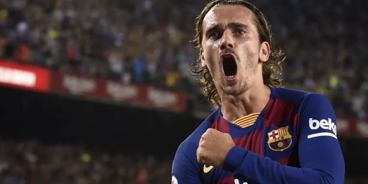 Griezmann imitated the basketball superstar by tossing confetti into the air to celebrate his second at Camp Nou, a curling effort into the corner that he said was inspired by watching Messi.