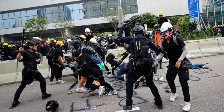 Beijing has used a mix of intimidation, propaganda and economic muscle to constrict the protests in a strategy dubbed ‘white terror’ by the movement.