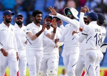 West Indies were chasing a stiff 419-run target but Indian pacers, led by Bumrah demolished the hosts, who were all out for just 100 in 26.5 overs in the final session of the fourth day.