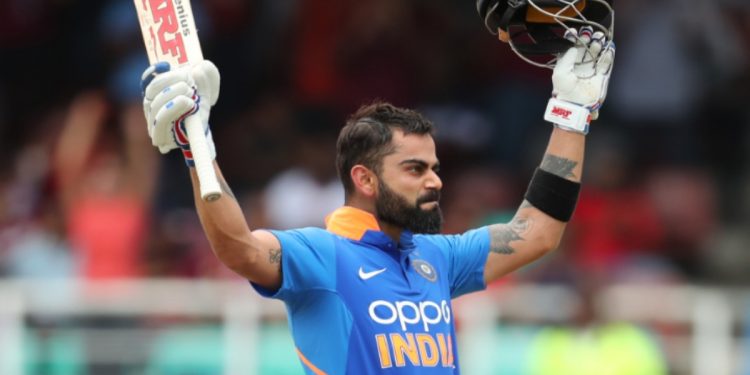 After the early departures of Shikhar Dhawan and Rohit Sharma, Kohli scored a brilliant 120 off 125 balls to help India post 279 for seven after opting to bat.