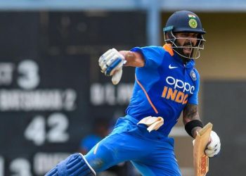 Kohli achieved the feat during the second ODI against West Indies when  he hit Jason Holder for a boundary in the 32nd over.