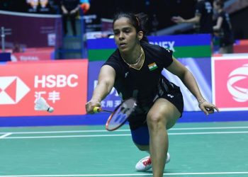 Seventh seed Saina, who returned to action after nearly two months, squandered a game advantage to lose 21-16, 11-21, 14-21 against Takahashi in second round duel that lasted 48 minutes.