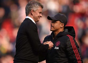 Solskjaer added that Sanchez is ‘such a professional’ who ‘works really hard’ in training.