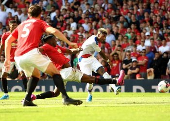 Van Aanholt powered a shot past United keeper David De Gea after new signing Daniel James scored an 89th-minute equaliser to cancel out Jordan Ayew’s first-half opener for the visitors.