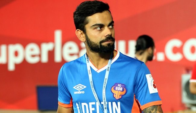 Co-owner of FC Goa in the Indian Super League, Kohli feels the game has a lot of potential in the country.