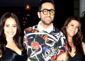Nushrat Bharucha, Ayushmann Khurrana and Ekta Kapoor