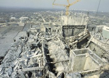 The Chernobyl tragedy site