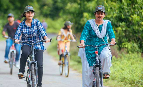 Cycling at nature camps