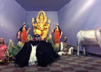 Ganesh Puja, Nuapada Press colony (6)