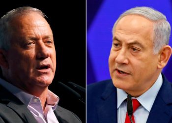 Benjamin Netanyahu and Benny Gantz
